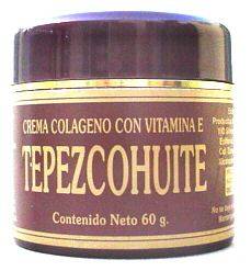 Tepezcohuite Cream with Collagen and Vitamin E 60g 